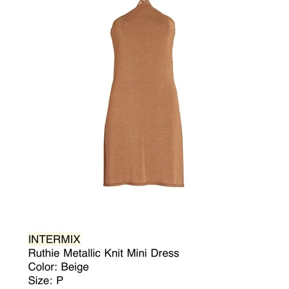 INTERMIX | Dresses | Intermix Halter Dress | Poshmark